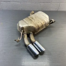 8u0253609ae Audi 2015-2018 Q3 8u Rear Exhaust Muffler Resonator W / Tips Oem Note