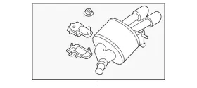 8w9-253-610-d Audi Genuine Resonator