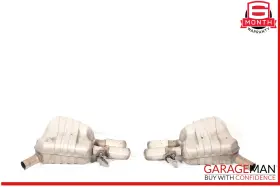 90660704 Audi 13-16 S4 3.0l Exhaust Muffler Mufflers Set Oem