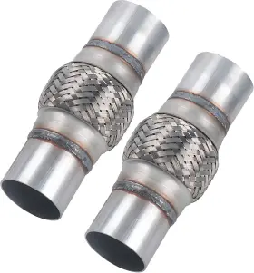 81-fp244080-2 Autarboor 2 Pcs Exhaust Flex Pipe 2.25ftftx 2.25&apos &apos X4&apos X8&apos