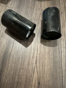 18307610636 Bavarian Motor Works Bmw 17-21 230i F22 2.0l Left And Right Exhuast Muffler Tip Set 2 Black Chrome
