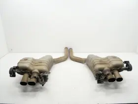 3w0253609 Bentley 2005 Continental Gt Coupe Rear Exhaust Muffler Left/right Set 59k Oem