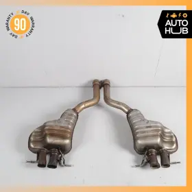 3w0253609ab Bentley 03-12 Continental Gt Exhaust Muffler Mufflers Right And Left Set Oem