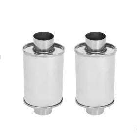 1s3642 Better-autoparts 2x 3ftft Ultra Quiet Muffler Resonator 304ss Exhaust Vibrant Universal