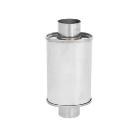 C13089 Bettercloud Universal 304ss 3 Inch Ultra Quiet Muffler Resonator Exhaust Vibrant