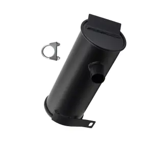 Am36847 Bfo Kxcn7g Black Exhaust Muffler For John Deere 200 210 212 214 216 Aluminium Steel