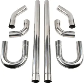 Br-0094 Bigreat 2.5ftft Inch Diy Custom Mandrel Exhaust Pipe Tube 2.5 Silver