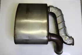 993.111.045.54 Bischoff 993.111.045.53 96-98 Porsche 911 993 Turbo Muffler Left Side