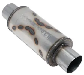 Bw0013-35 Black Widow Exhaust Widowmaker Muffler 3.500 Inch Diameter Center Inlet