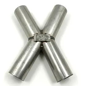 Bw0014-2 Black Widow Exhaust X-pipe 2.5 Inch Diameter Inlet/outlet Satin