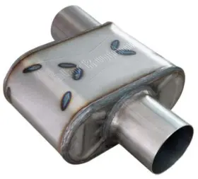 Bwahw30-p Black Widow Exhaust Race Venom Angry Housewife Muffler 3 Inch Diameter