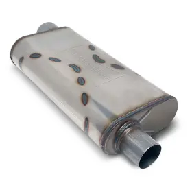 Bwoov3-33 Black Widow Exhaust Venom 300-series Muffler 3 Inch Diameter Offset