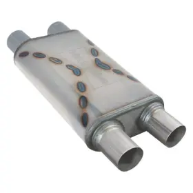 Bwddv2-33 Black Widow Performance Venom 250 Series Oval Gray Exhaust 3 In Muffler Universal