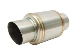 Bxex-00104 Blox Racing 3 Inch Universal Stainless Steel Mini Race Muffler
