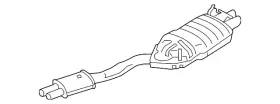 18-10-0-418-568 Bmw Genuine Muffler