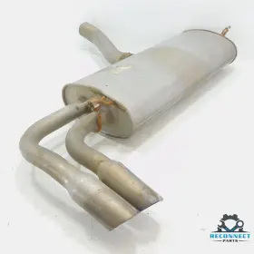 18-30-7-646-018 Bmw 2011-2012 X3 F25 Rear Exhaust Muffler Dual Tip Pipe Assembly Oem 7606416