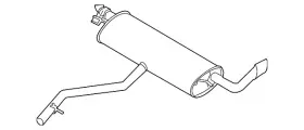 18-30-8-679-889 Bmw Genuine Muffler