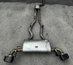 18-30-8-693-952 Bmw 2018-2022 X3 G01 3.0l M40i Rear Muffler Exhaust Oem 18308693952 Bent Dent