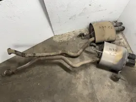 18107525111 Bmw 00-03 E53 X5 4.4 Exhaust Mufflers Quad Pair Set Oem