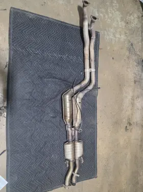 18301744162 Bmw E36 328i M3 M52 S52 /m Front Exhaust Mid Pipe Assembly Silencer Oem #158
