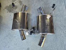 18302354366 Bmw F10 11-2016 535i 535xi M Performance Oem Mufflers Pair Like New