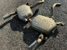 18307563229 Bmw 18307563230 Muffler Rear Left Right Pair N54 E92 E93 335i 335ix