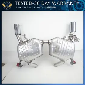Bmw 18307594771 11-15 3 Series 335i E90 3.0l L6 Dohc 24v N55 Rear Exhaust Mufflers Oem