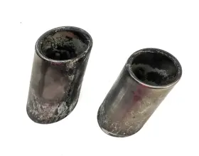 18307599189 Bmw 2013 X5 E70 Rear Muffler Exhaust Tip End Set/2 Chrome