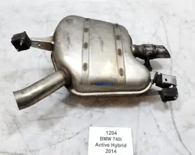 18307637097 Bmw 13-15 Oem F02 740 Active Hybrid 7 Rear Left Driver Side Exhaust Muffler