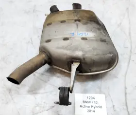 18307646972 Bmw 10-15 Oem F01 F02 740 Ah7 Rear Right Passenger Side Exhaust Muffler