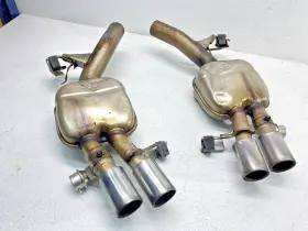 18307848141 Bmw 12-19 F06 F10 F12 M5 M6 Rear Left And Right Factory Exhaust Muffler Set Oem