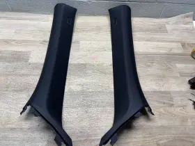 7309644 Bmw 750i 750li F01 Oem 09-15 Set Front Left And Right Side A Pillar Trim Cover