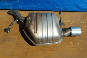 7526181 Bmw 2004-2005 645ci E63 E64 Left Driver Exhaust Muffler Oem