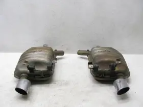 754428901 Bmw 06-07 E64 650i Exhaust Muffler Resonator Left Right Set Oem