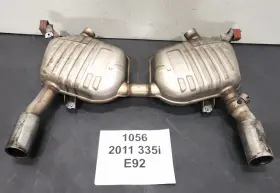7594771 Bmw 11-13 Oem E92 E93 335 Lci Dual Exhaust Muffler Boysen N55 Engine