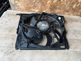 7602181 Bmw Oem M6 M5 F10 F12 2013-2018 S63 Engine Radiator Cooling Fan Shroud Motor