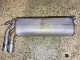 762036203 Bmw 2012 - 2016 F30 F32 F36 328 428 Rear Exhaust Muffler Black Pipe Tips Oem
