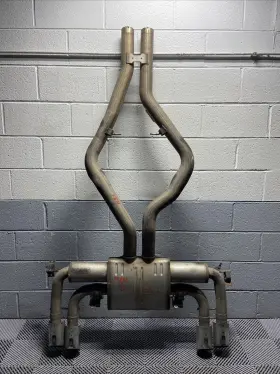 7851169 Bmw 2014 2015 - 2018 X5m F85 4.4l V8 S63 Rear Exhaust Muffler 54k Miles Oem