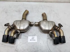 8071158 Bmw 18-23 Oem F90 M5 Engine S63m Rear Exhaust Pipe Mufflers With Tips 28k