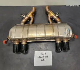 8096118 Bmw 21-24 Oem G80 G82 G83 G87 M2 Rear Engine Exhaust Muffler Assembly S58 5k