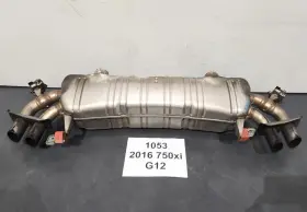 8649963 Bmw 16-19 Oem G12 G11 750 Rear M Sport Exhaust Pipe Muffler N63r Engine 36k Mi