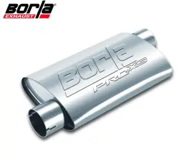 400491 Borla Pro-xs Muffler 3 Inch Offset Inlet/ Outlet 4x9.5x19 Oval - Universal