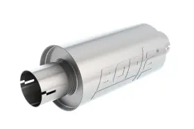 400497 Borla For Universal Pro-xs Round S-type 2.5in Inlet/outlet Center/center Notched