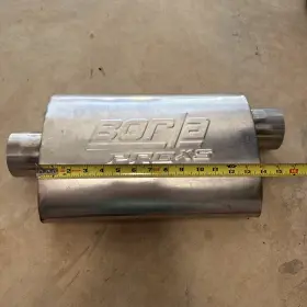 Bap-40359 Borla Proxs Universal Fit Exhaust Muffler Single Center/offset Inlet/outlet 3 Inch