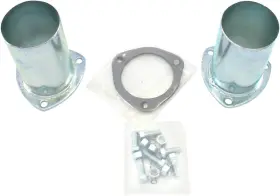 H7244 Branded Exhaust 3 Inch Collector Reducer Silver