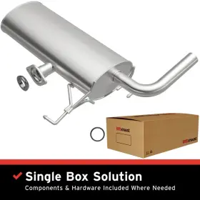 106-0521 Brexhaust Direct-fit 2008-2015 Mitsubishi Lancer Replacement Exhaust System