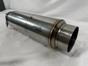 Sm-350-450-17-2s Burns Stainless Muffler Race 2 Stage Quiet 3.5 Inch Inlet Outlet