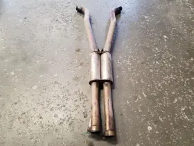 334.gm6m06 Cadillac 05-11 Sts Center Dual Resonator Exhaust Mid Pipe Oem