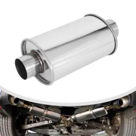Ch4950 Carautopartshome Universal 2.5 Inch Ultra Quiet Muffler Resonator 304ss Exhaust Vibrant