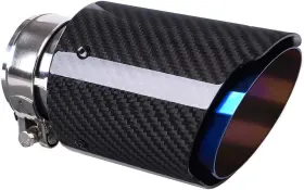 Carmon 086972064639 Real Twill Carbon Fiber Inlet Id 2.5 Inch Outlet Od 4